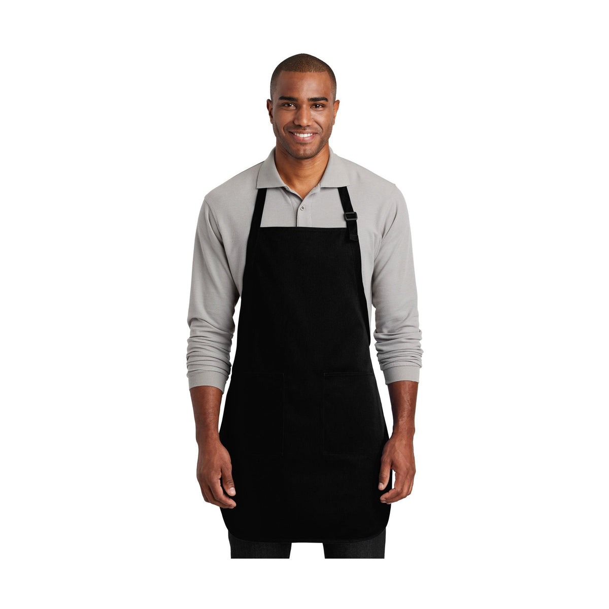 Port Authority Full-Length Two-Pocket Bib Apron
