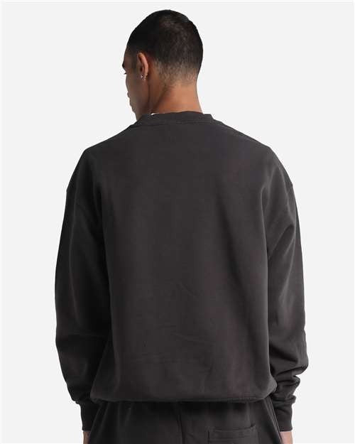 Shaka Wear Men's Max Heavy Garment-Dyed Crewneck Sweatshirt-2