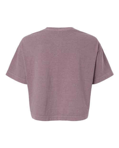 American Apparel Women's Garment-Dyed Heavyweight Cropped Tee-2