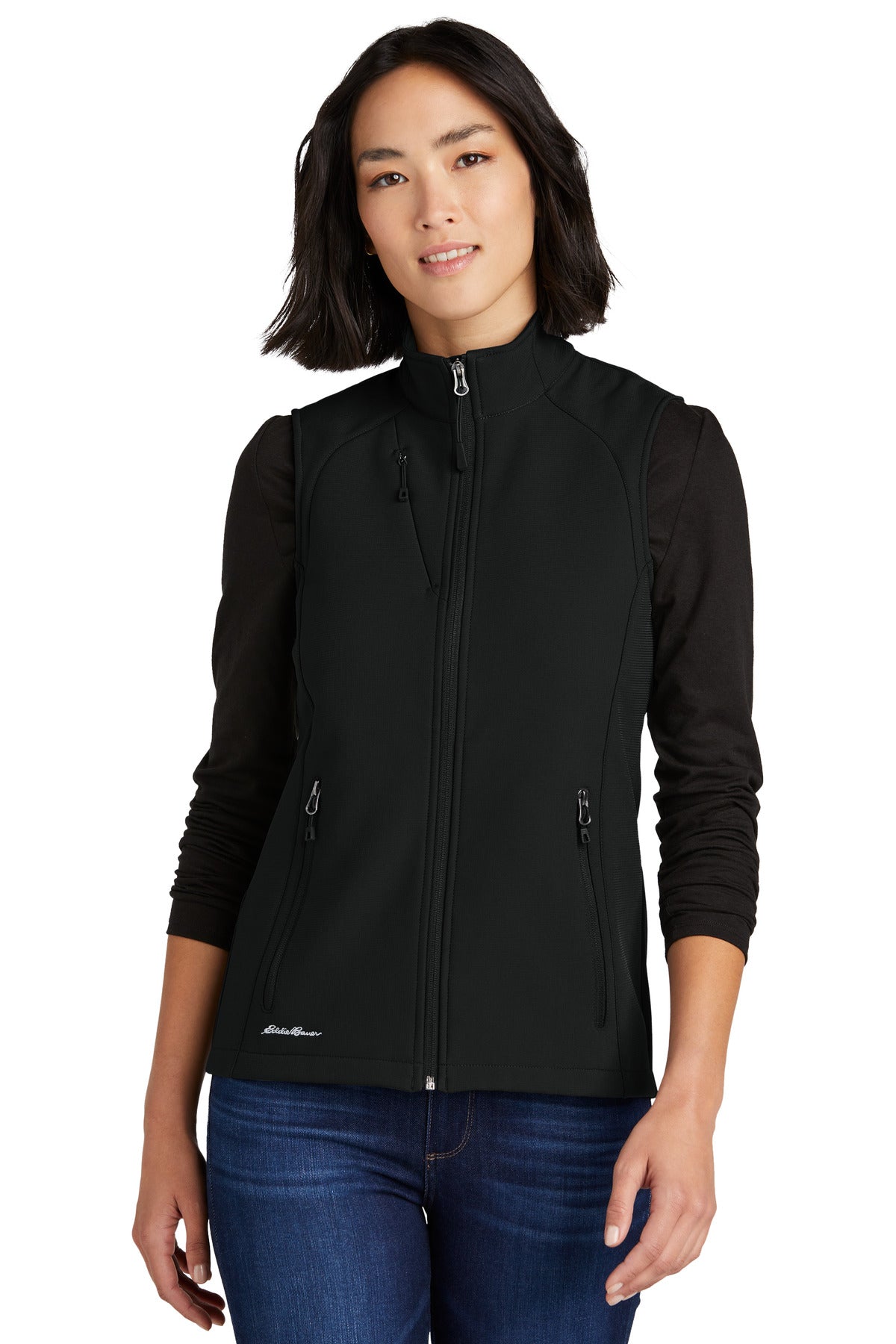 Eddie Bauer Women's Stretch Soft Shell Vest. EB547 Corporate Apparel Jackets & Vests