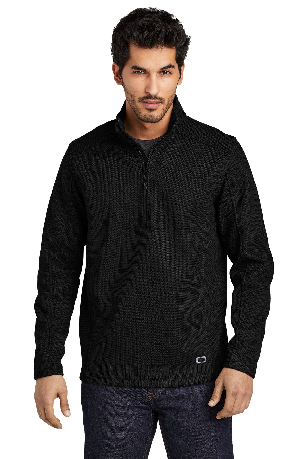 OGIO Men's Grit Fleece 1/2-Zip Pullover. OG729 Corporate Apparel Sweatshirts & Fleece