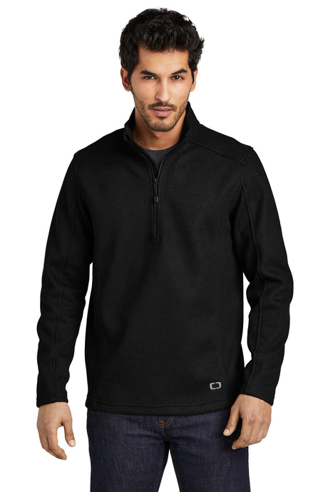 OGIO Men's Grit Fleece 1/2-Zip Pullover. OG729 Corporate Apparel Sweatshirts & Fleece