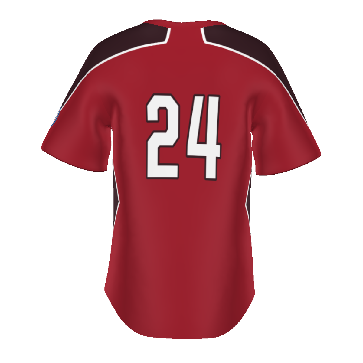 Holloway Babe Ruth Sublimated Lightweight Two-Button Baseball Jersey Team Baseball Jerseys