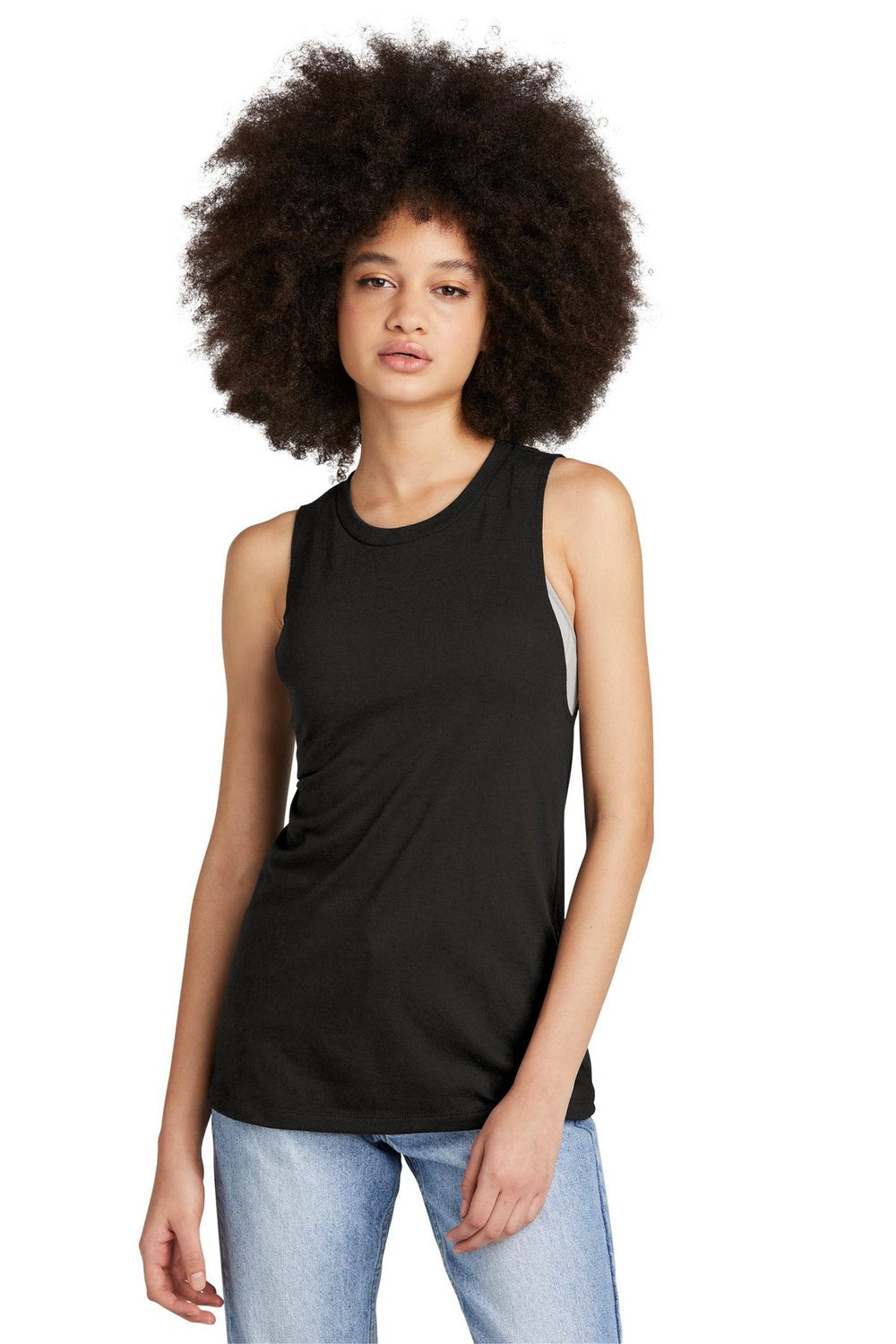 District Women's Perfect Tri Muscle Tank DT153 Womens Apparel Shirts & Tops