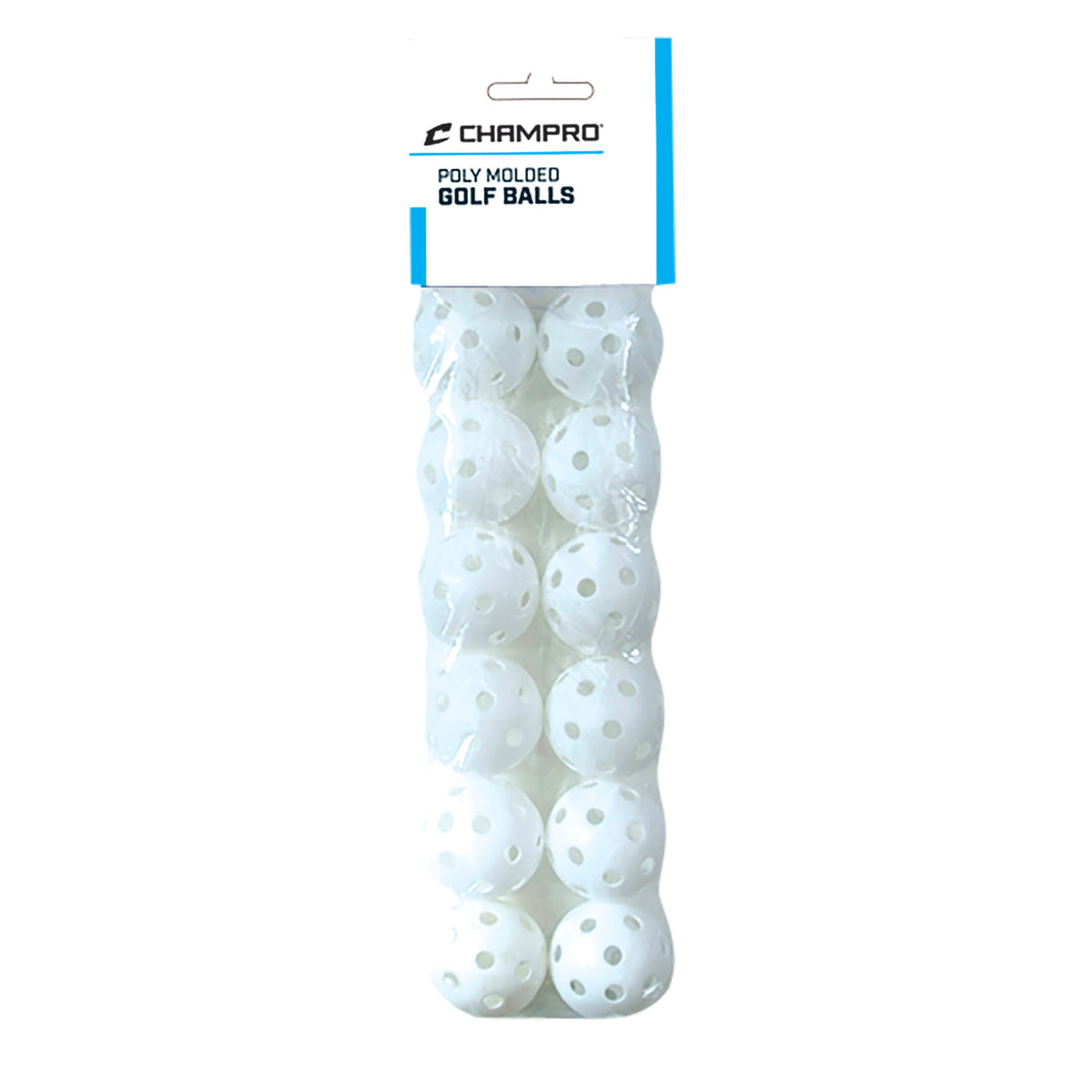 Champro 5" Poly Golf Balls - Bag of 12 Sports Equipment All