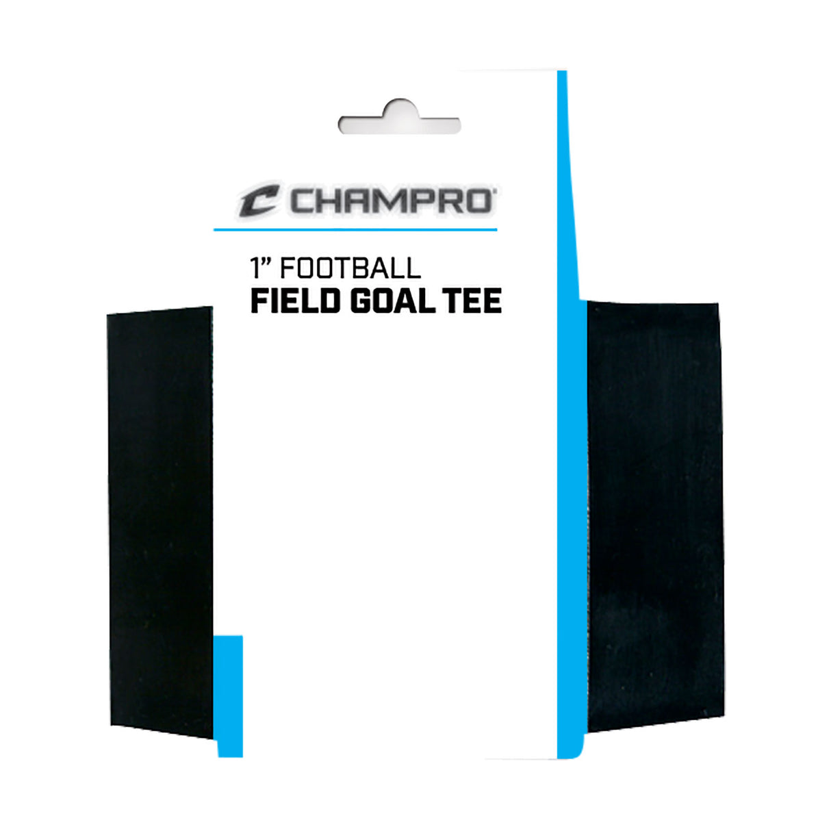 Champro 1" Black Football Field Goal Tee in Retail Packaging