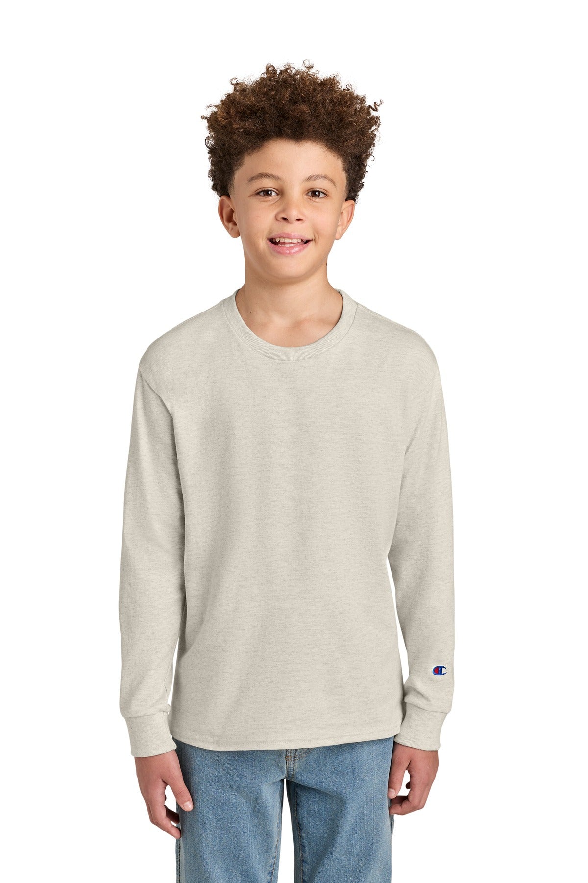 Champion Youth Jersey Long Sleeve Tee CH1751