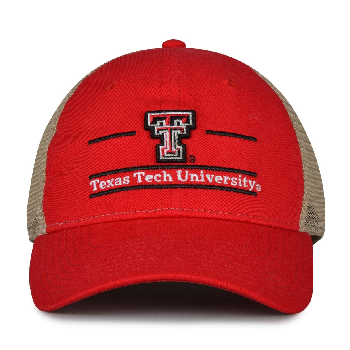 The Game Headwear Texas Tech Split Bar Trucker Hat