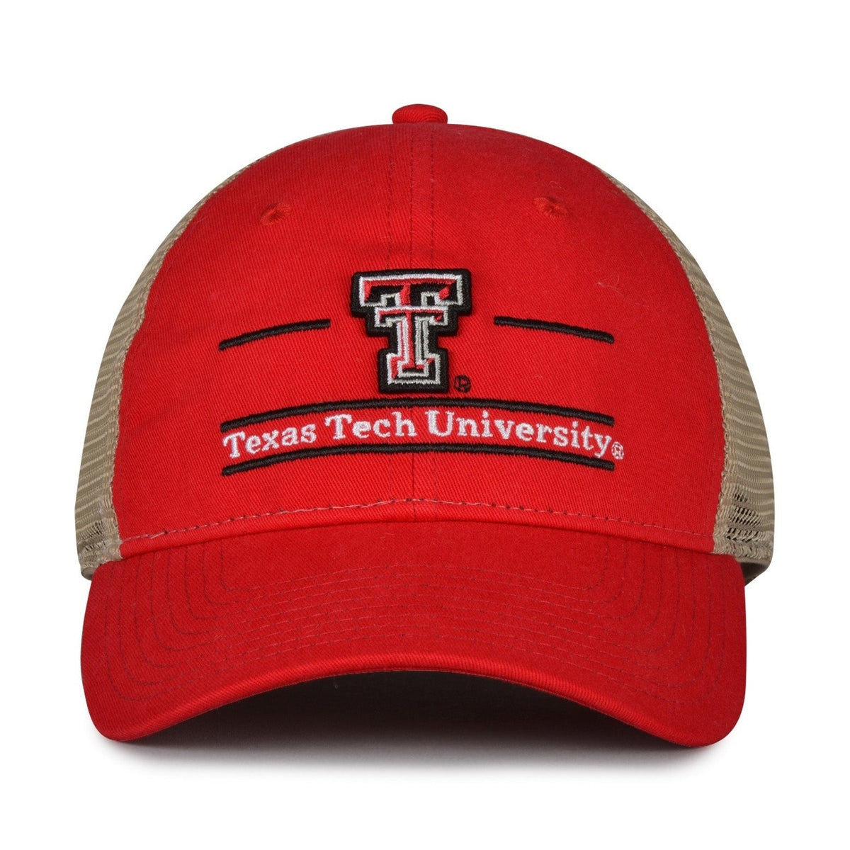 The Game Headwear Texas Tech Split Bar Trucker Hat