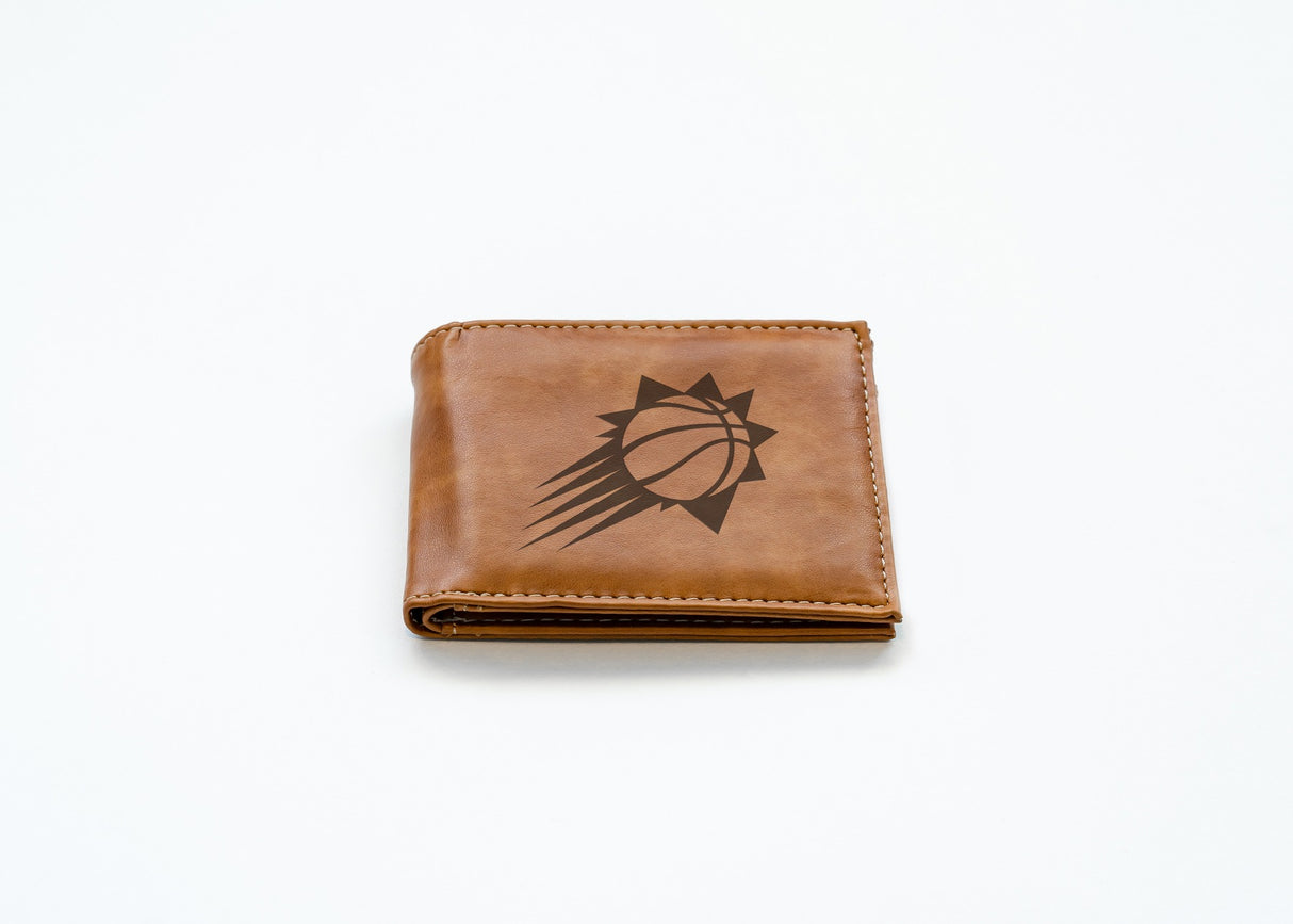 Rico Industries NBA Phoenix Suns Laser Engraved Billfold Wallet-2