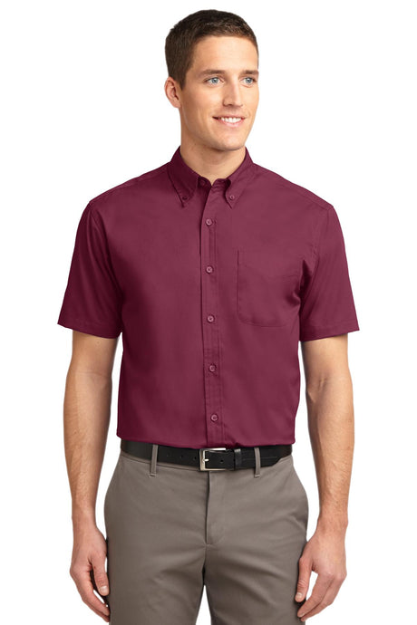 Port Authority Men's Short Sleeve Easy Care Shirt S508 3 of 3 Mens Apparel Shirts & Tops