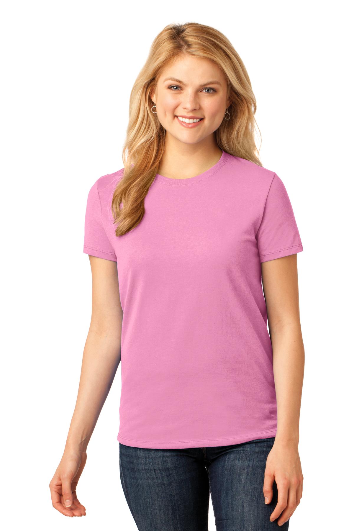 Port & Company Women's Core Cotton Tee 1 of 3 Womens Apparel Shirts & Tops