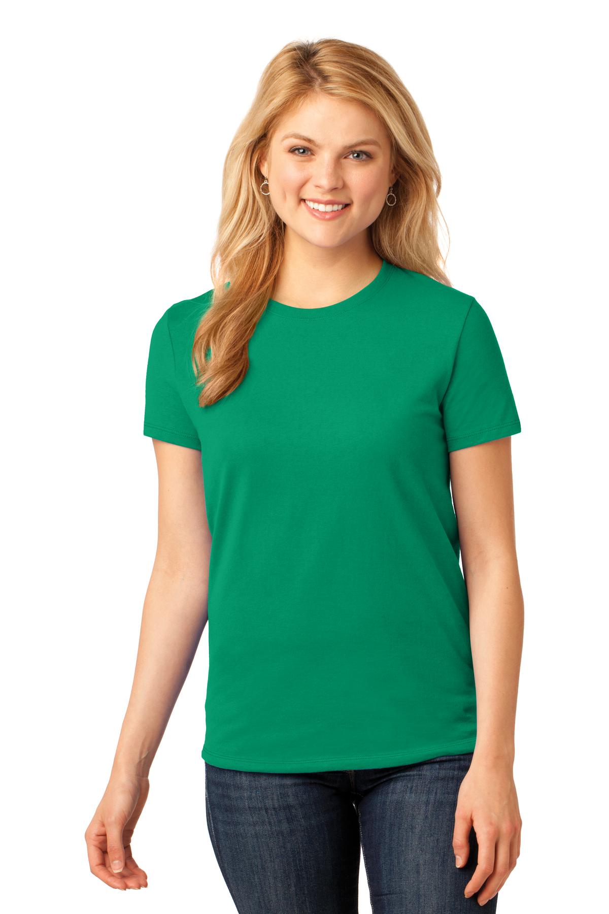 Port & Company Women's Core Cotton Tee 1 of 3 Womens Apparel Shirts & Tops