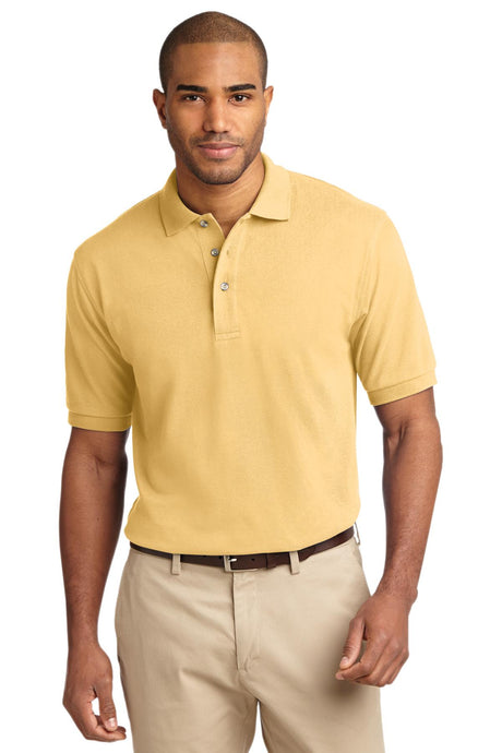 Port Authority Heavyweight Cotton Pique Polo. K420 Mens Apparel Shirts & Tops
