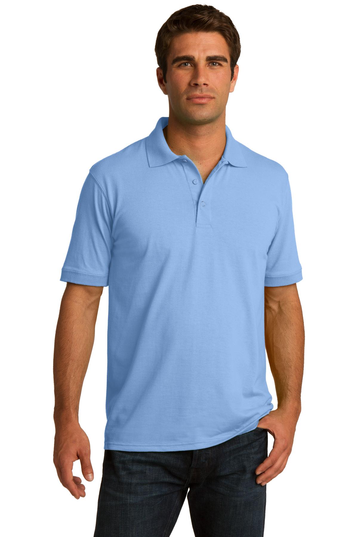 Port & Company Men's Core Blend Jersey Knit Polo 2 of 3 Mens Apparel Shirts & Tops