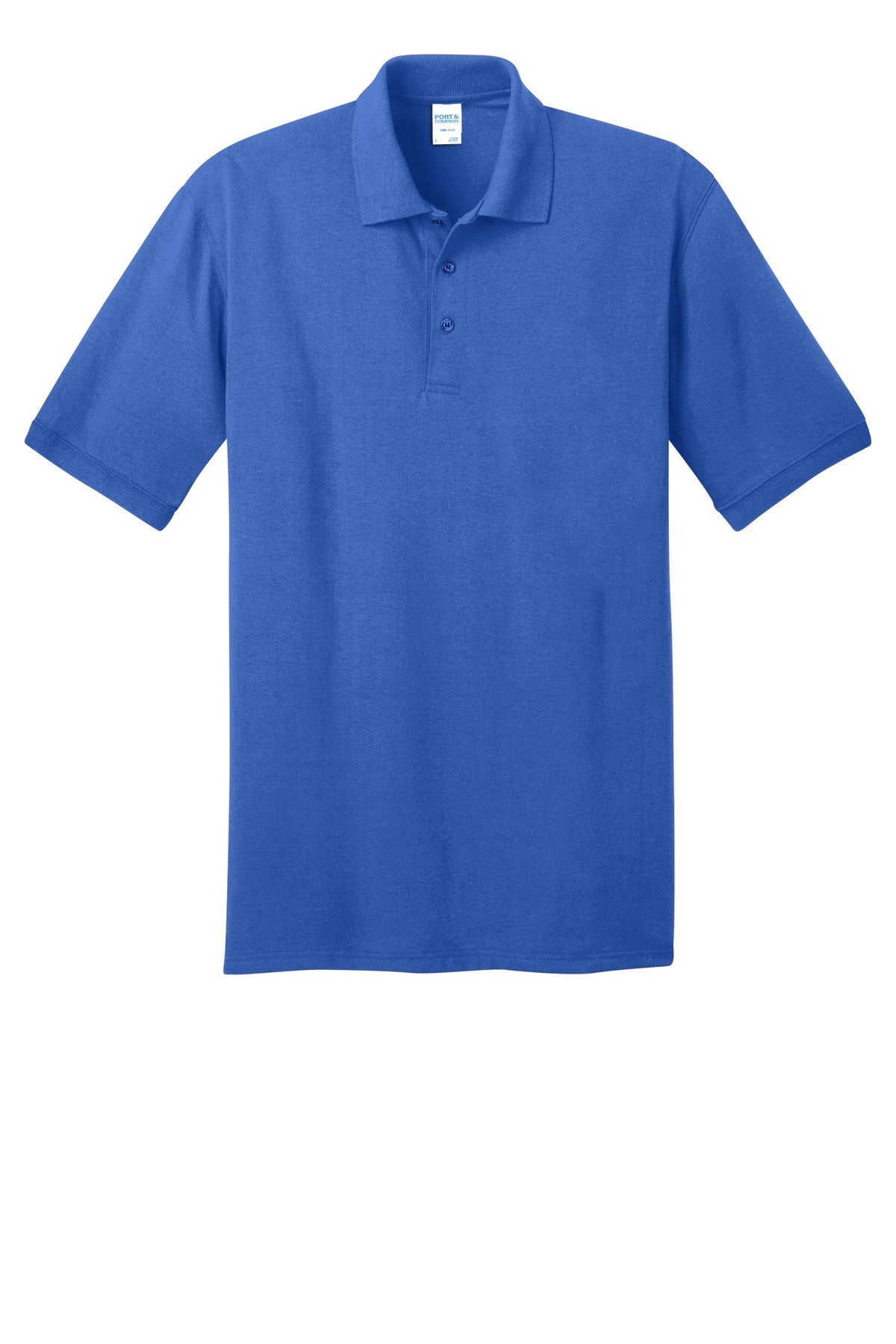 Port & Company Men's Core Blend Jersey Knit Polo 2 of 3 Mens Apparel Shirts & Tops