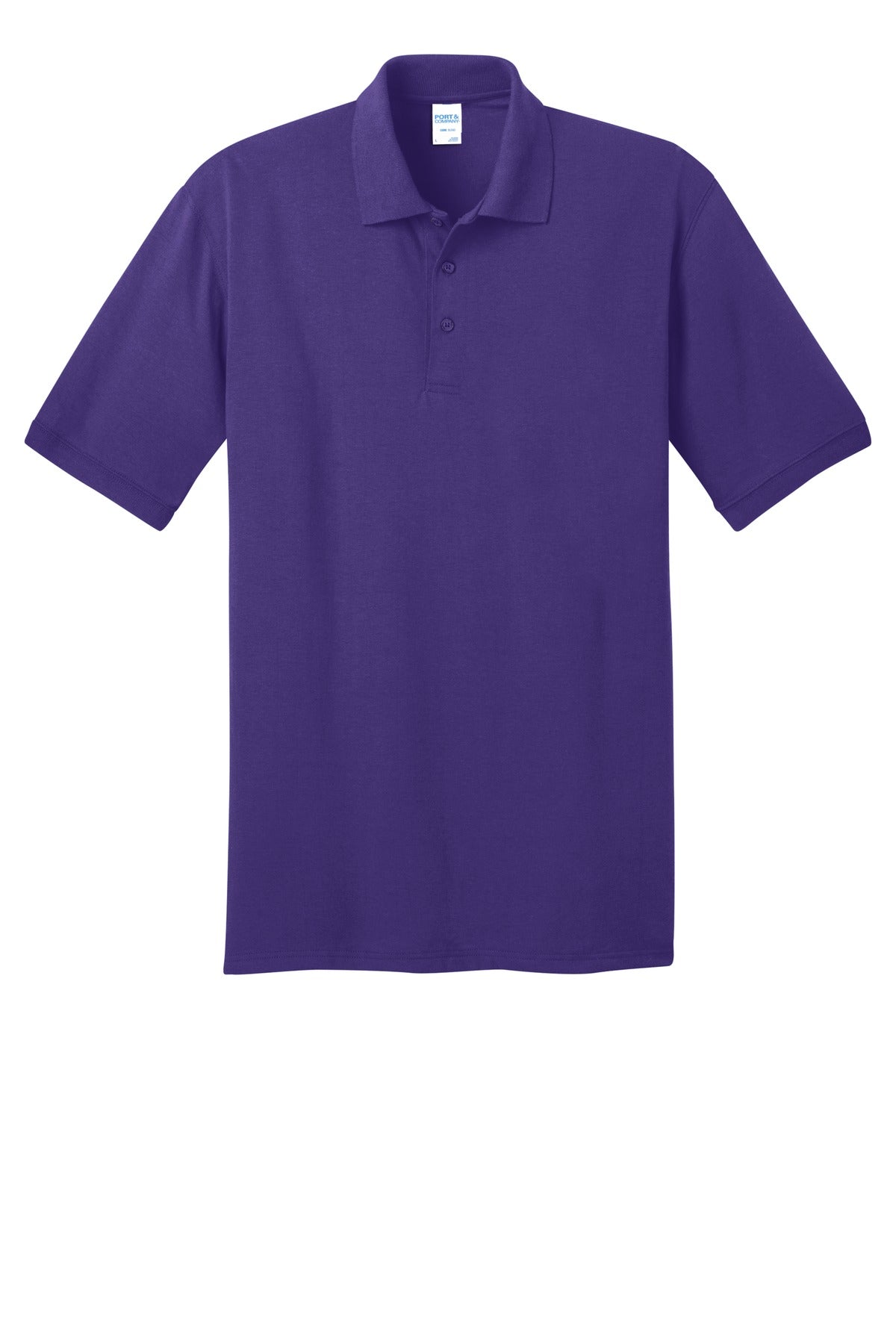 Port & Company Men's Core Blend Jersey Knit Polo 2 of 3 Mens Apparel Shirts & Tops