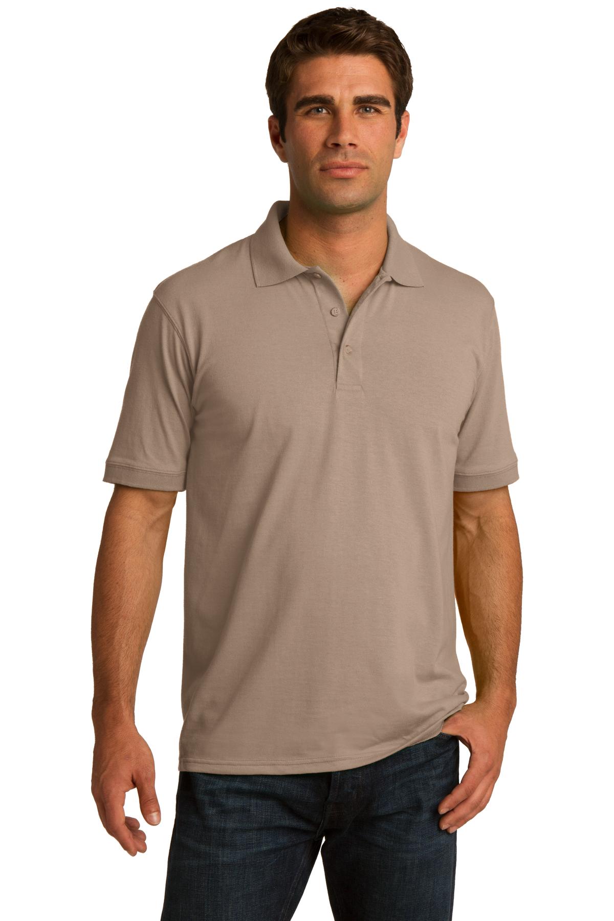 Port & Company Men's Core Blend Jersey Knit Polo 2 of 3 Mens Apparel Shirts & Tops