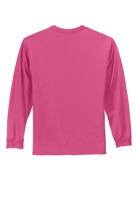 Port & Company Men's Long Sleeve Essential Tee. PC61LS Mens Apparel Shirts & Tops