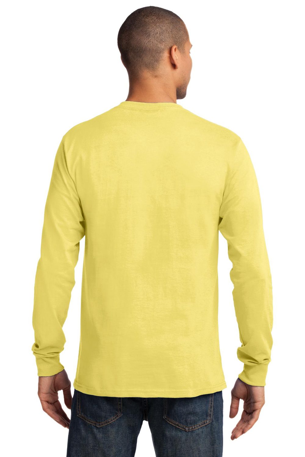 Port & Company Men's Long Sleeve Essential Tee. PC61LS Mens Apparel Shirts & Tops