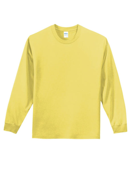 Port & Company Men's Long Sleeve Essential Tee. PC61LS Mens Apparel Shirts & Tops