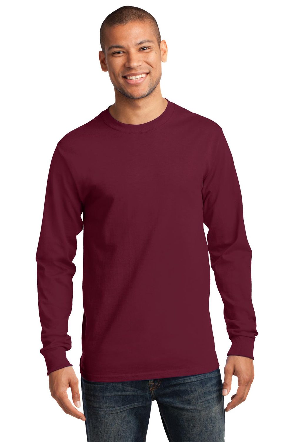 Port & Company Men's Long Sleeve Essential Tee Mens Apparel Shirts & Tops