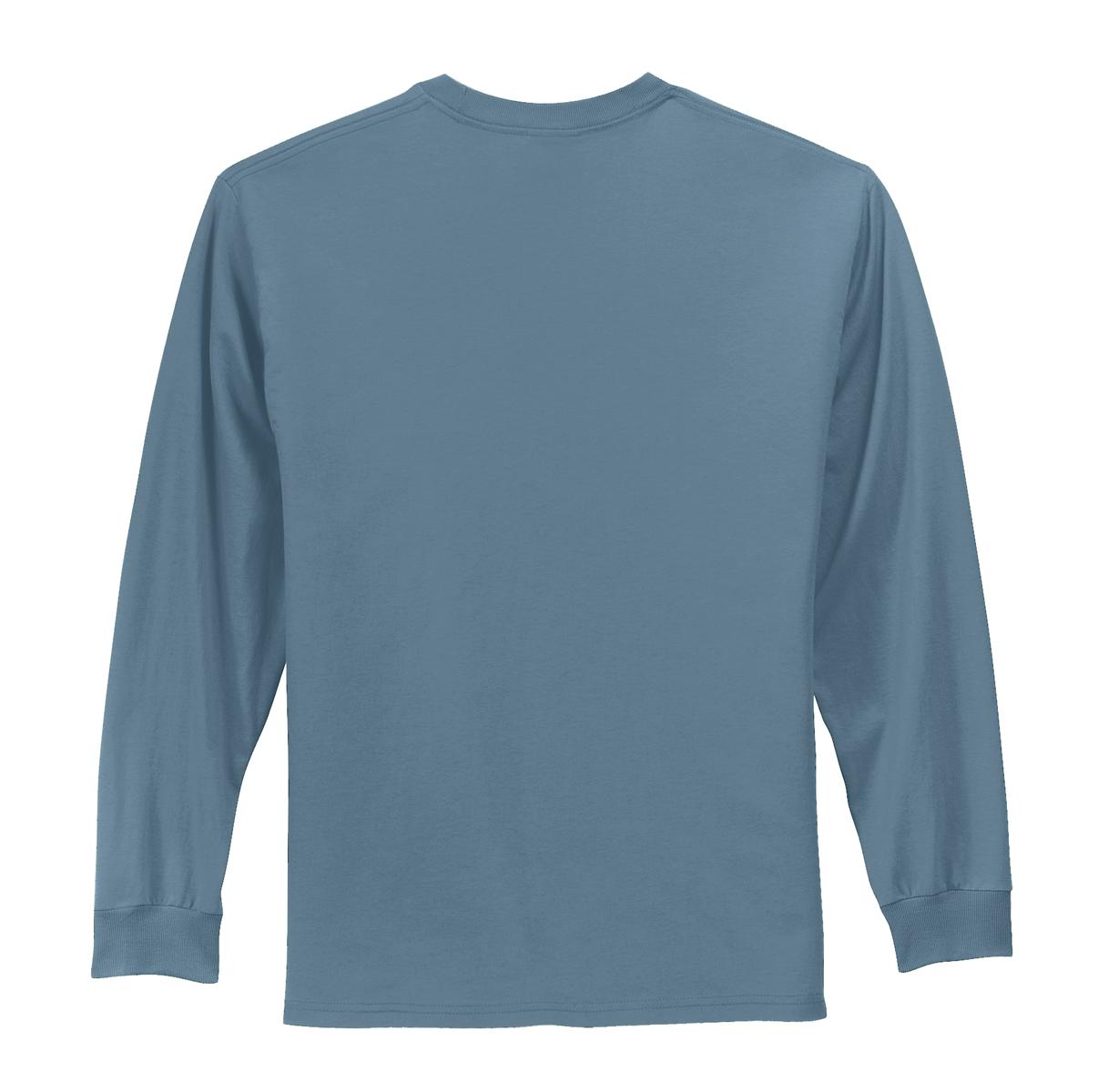 Port & Company Men's Long Sleeve Essential Tee. PC61LS Mens Apparel Shirts & Tops