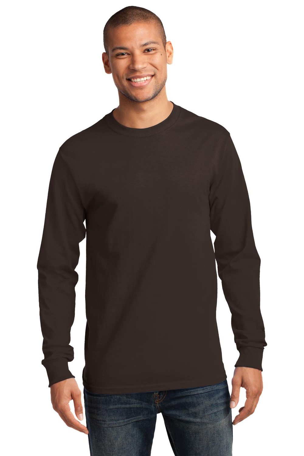 Port & Company Men's Long Sleeve Essential Tee Mens Apparel Shirts & Tops