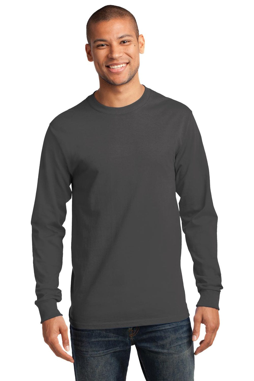 Port & Company Men's Long Sleeve Essential Tee Mens Apparel Shirts & Tops