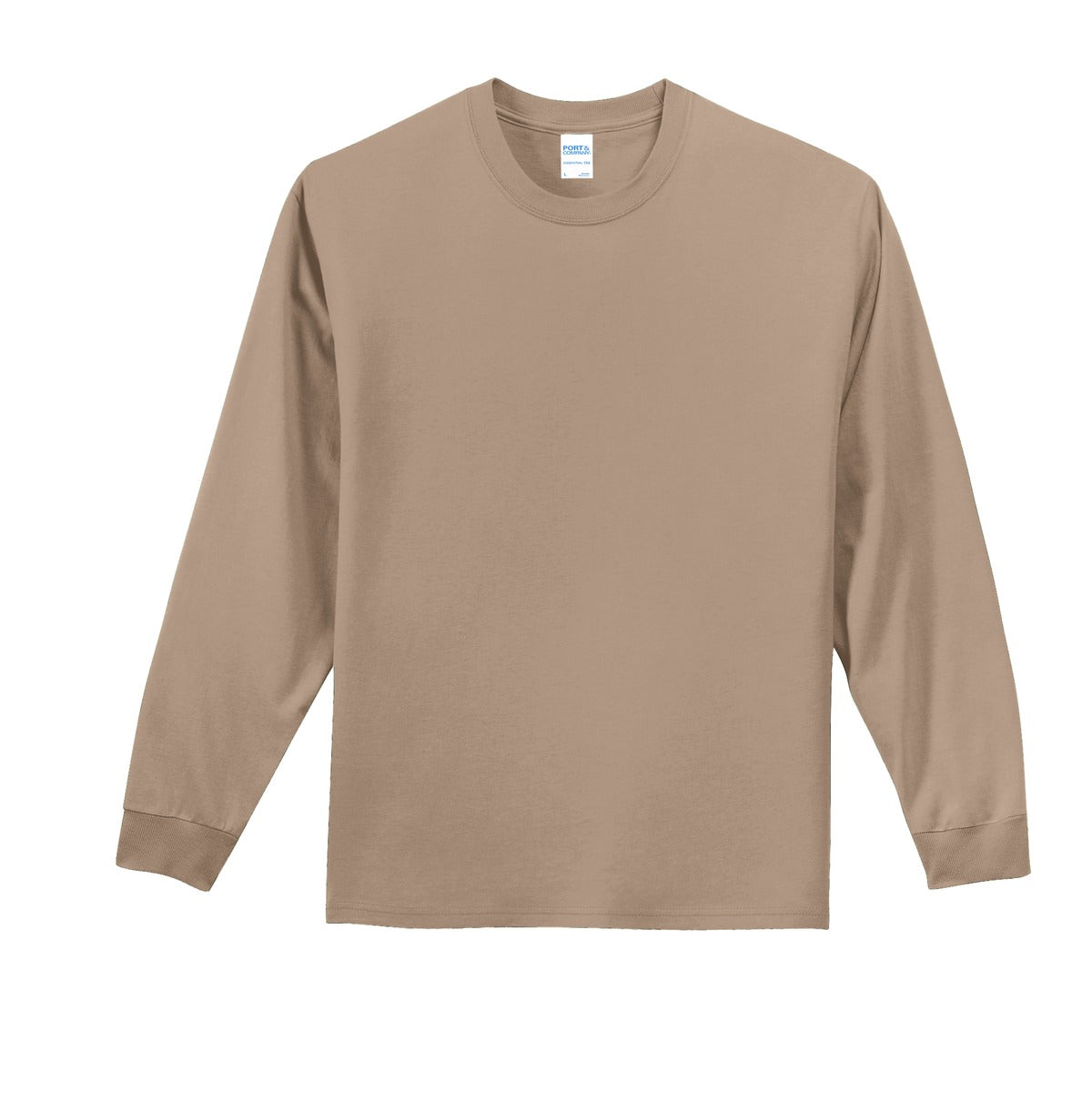 Port & Company Men's Long Sleeve Essential Tee. PC61LS Mens Apparel Shirts & Tops