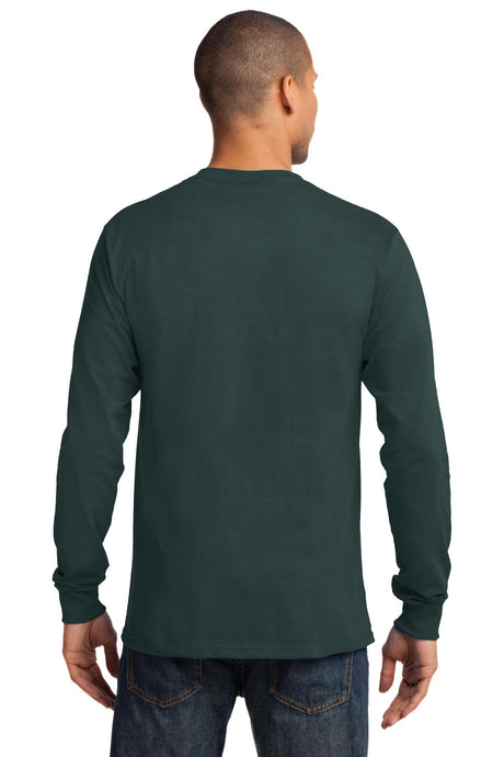 Port & Company Men's Long Sleeve Essential Tee. PC61LS Mens Apparel Shirts & Tops