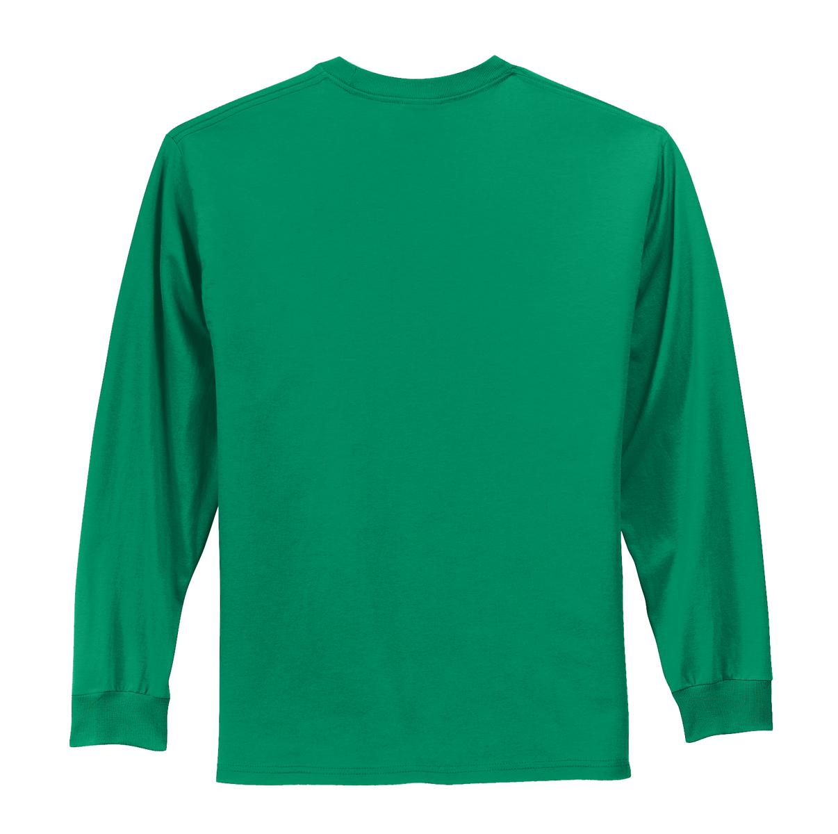Port & Company Men's Long Sleeve Essential Tee. PC61LS Mens Apparel Shirts & Tops