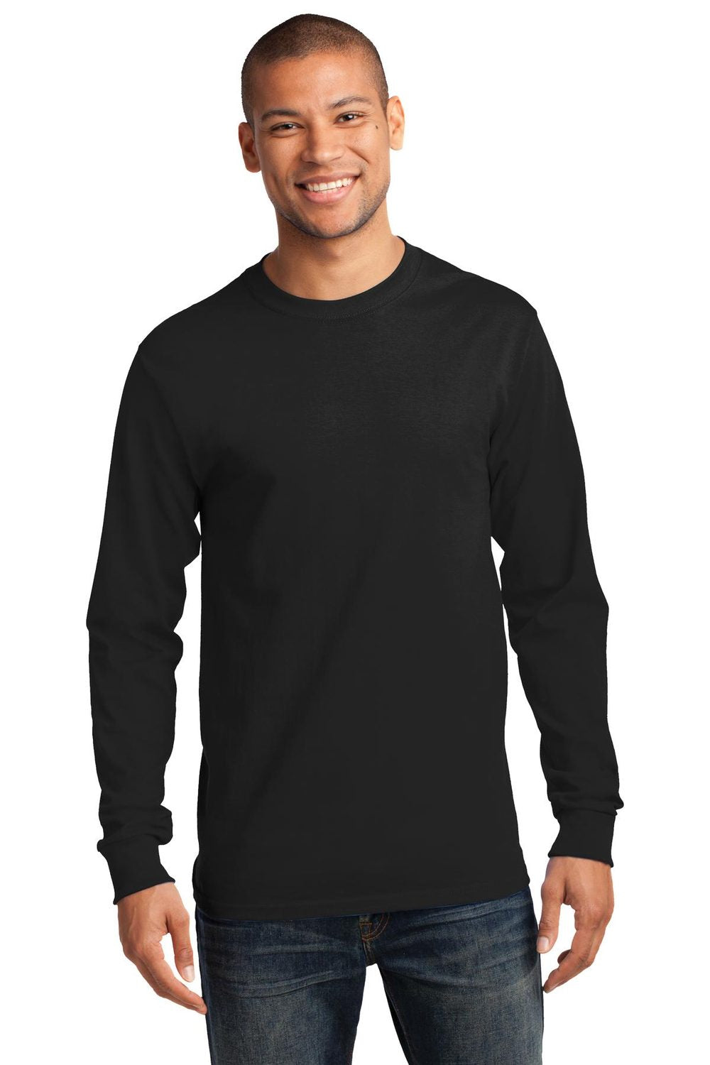 Port & Company Men's Long Sleeve Essential Tee Mens Apparel Shirts & Tops