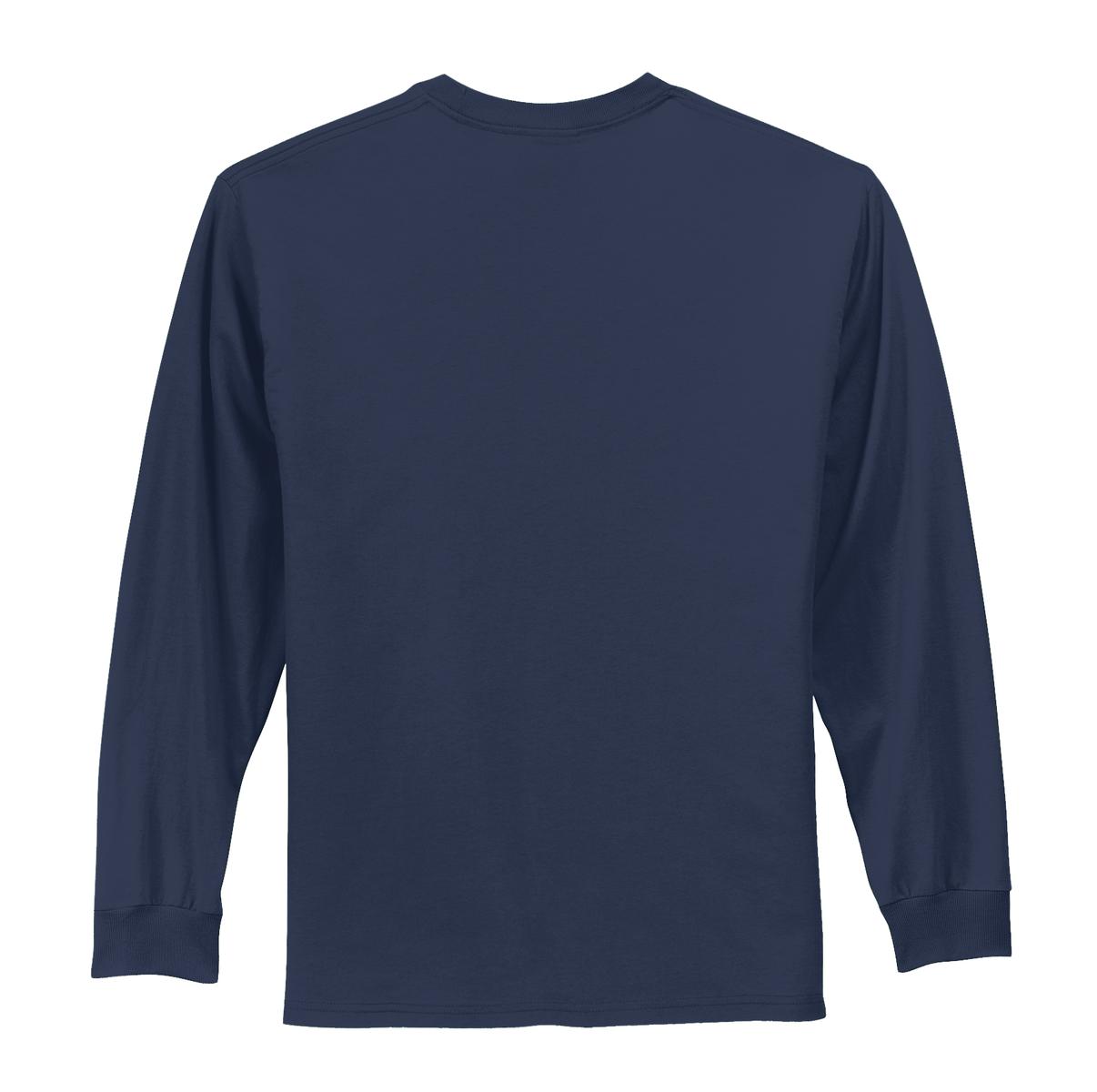 Port & Company Men's Long Sleeve Essential Tee. PC61LS Mens Apparel Shirts & Tops