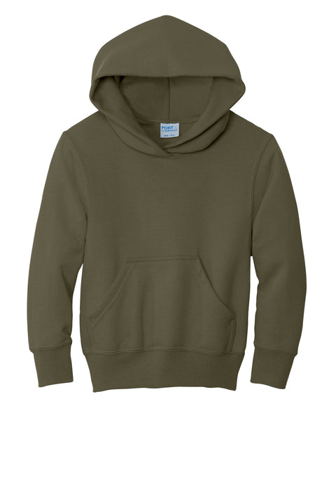 Port & Company Youth Core Fleece Pullover Hooded Sweatshirt Youth Apparel Hoodies & Sweatshirts
