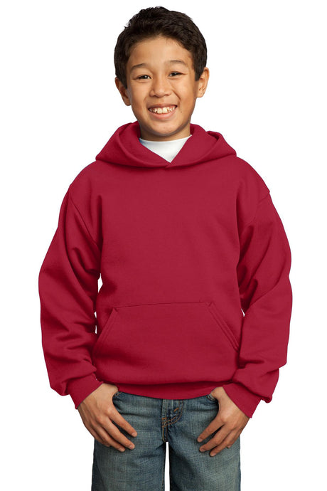 Port & Company Youth Core Fleece Pullover Hooded Sweatshirt Youth Apparel Hoodies & Sweatshirts