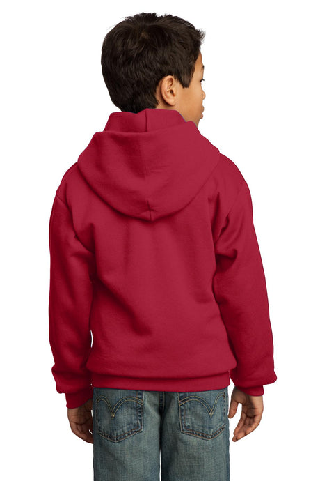 Port & Company Youth Core Fleece Pullover Hooded Sweatshirt Youth Apparel Hoodies & Sweatshirts