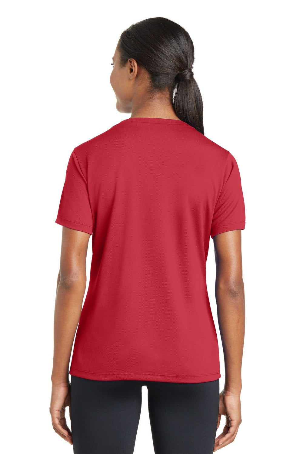 Sport-Tek Women's PosiCharge RacerMesh V-Neck Tee Womens Apparel Shirts & Tops