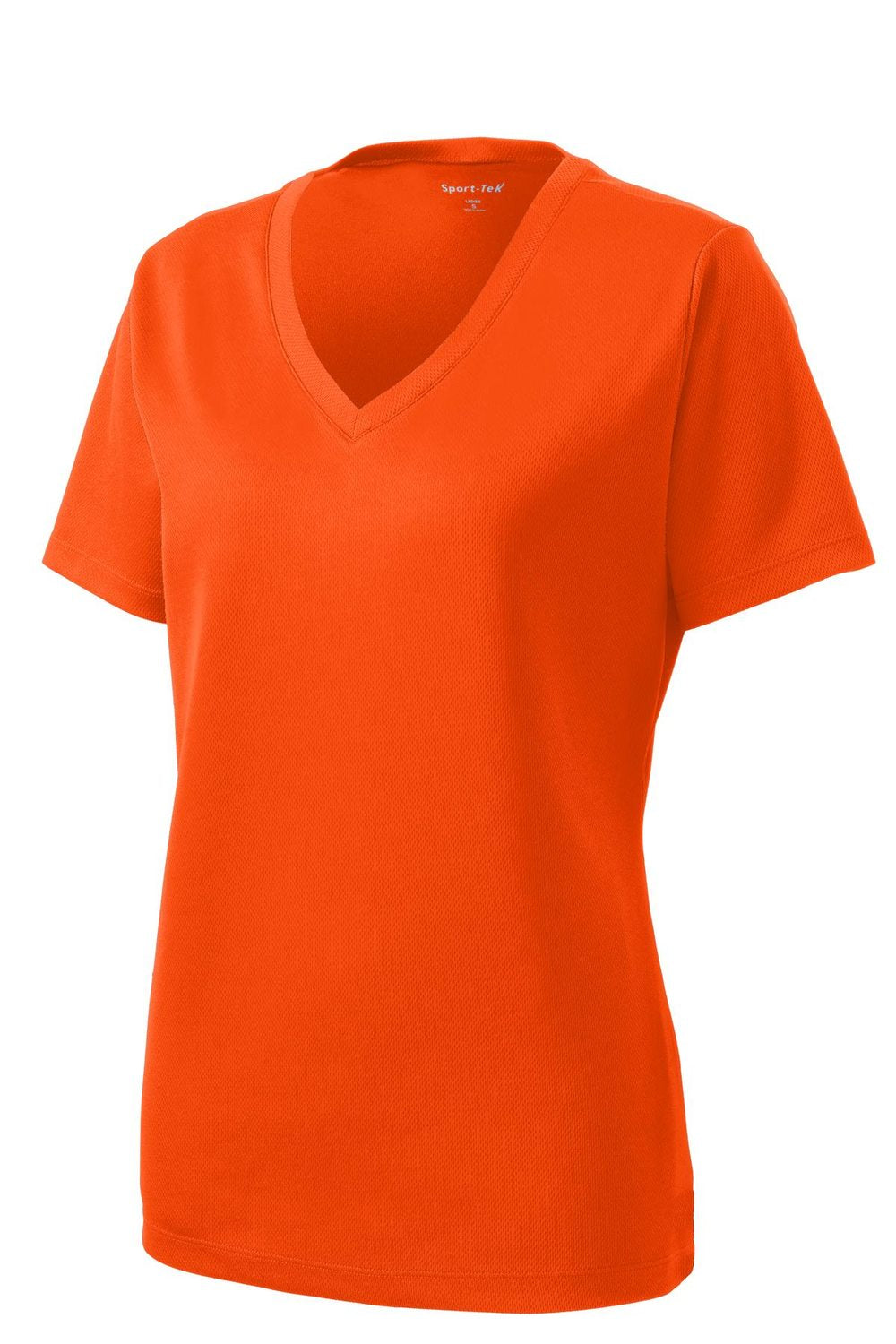 Sport-Tek Women's PosiCharge RacerMesh V-Neck Tee Womens Apparel Shirts & Tops