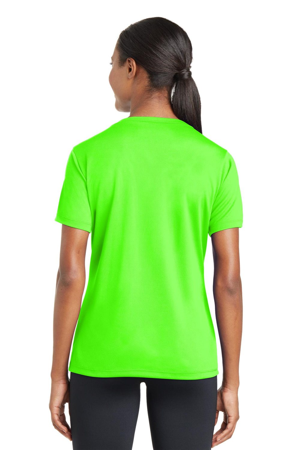 Sport-Tek Women's PosiCharge RacerMesh V-Neck Tee Womens Apparel Shirts & Tops