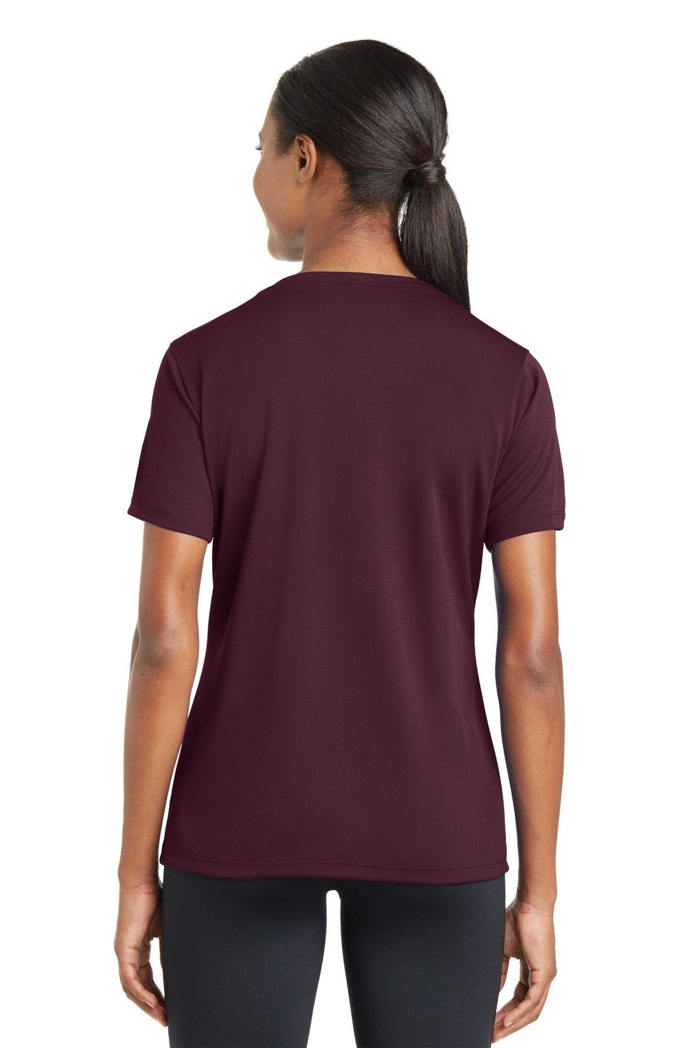 Sport-Tek Women's PosiCharge RacerMesh V-Neck Tee Womens Apparel Shirts & Tops