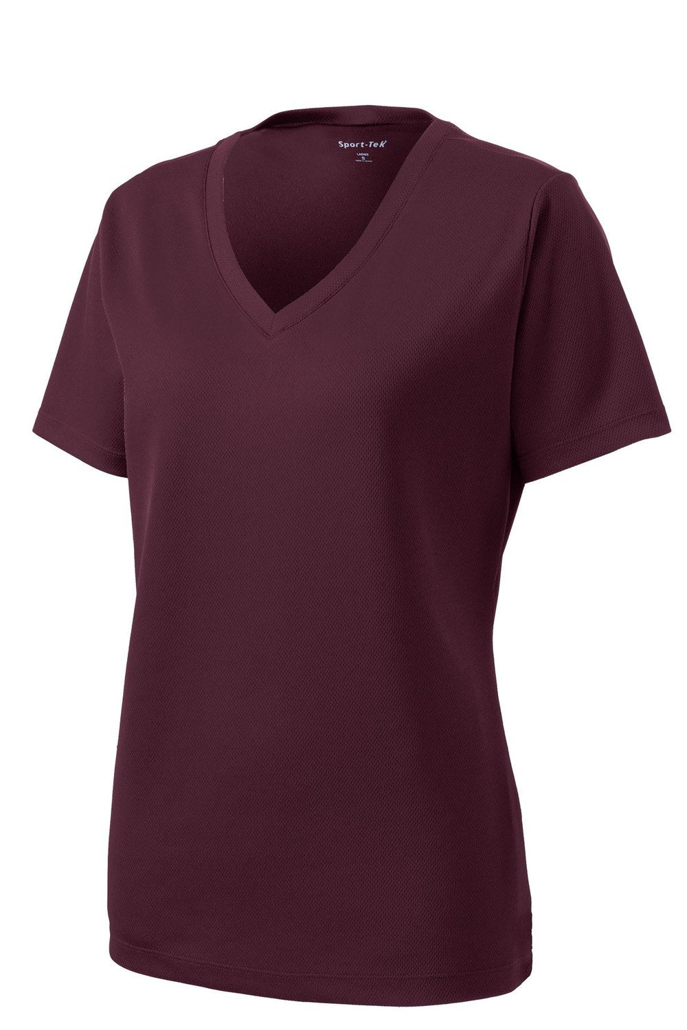 Sport-Tek Women's PosiCharge RacerMesh V-Neck Tee Womens Apparel Shirts & Tops
