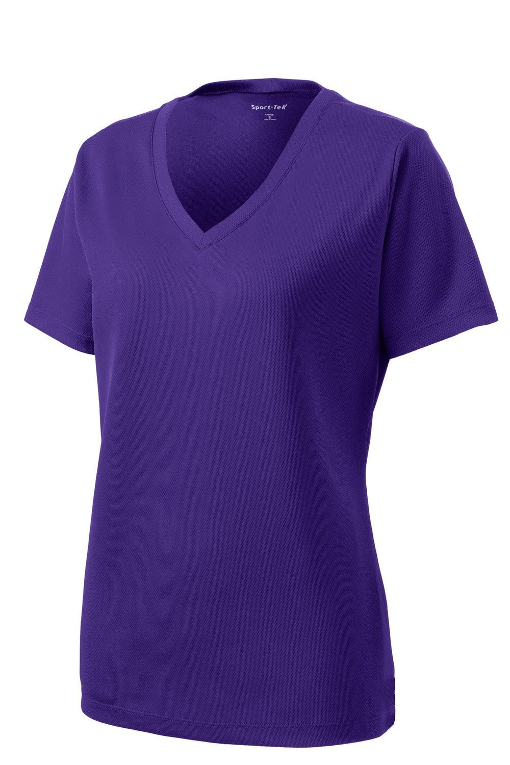 Sport-Tek Women's PosiCharge RacerMesh V-Neck Tee Womens Apparel Shirts & Tops