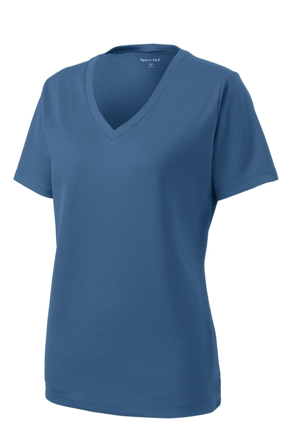 Sport-Tek Women's PosiCharge RacerMesh V-Neck Tee Womens Apparel Shirts & Tops