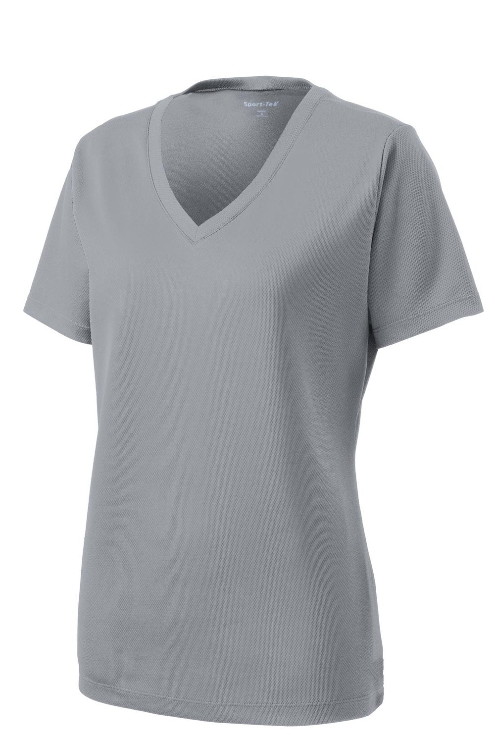 Sport-Tek Women's PosiCharge RacerMesh V-Neck Tee Womens Apparel Shirts & Tops