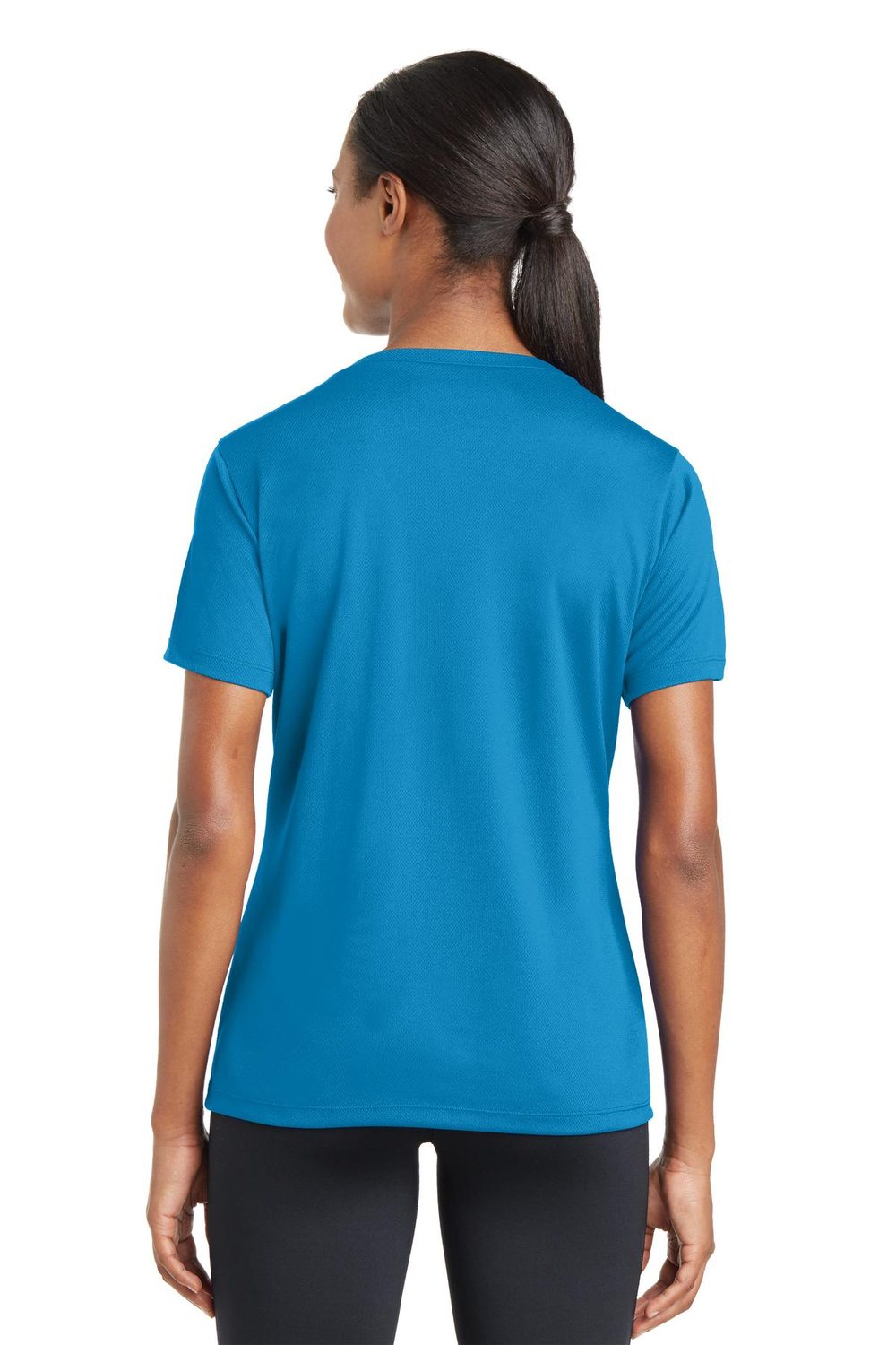 Sport-Tek Women's PosiCharge RacerMesh V-Neck Tee Womens Apparel Shirts & Tops