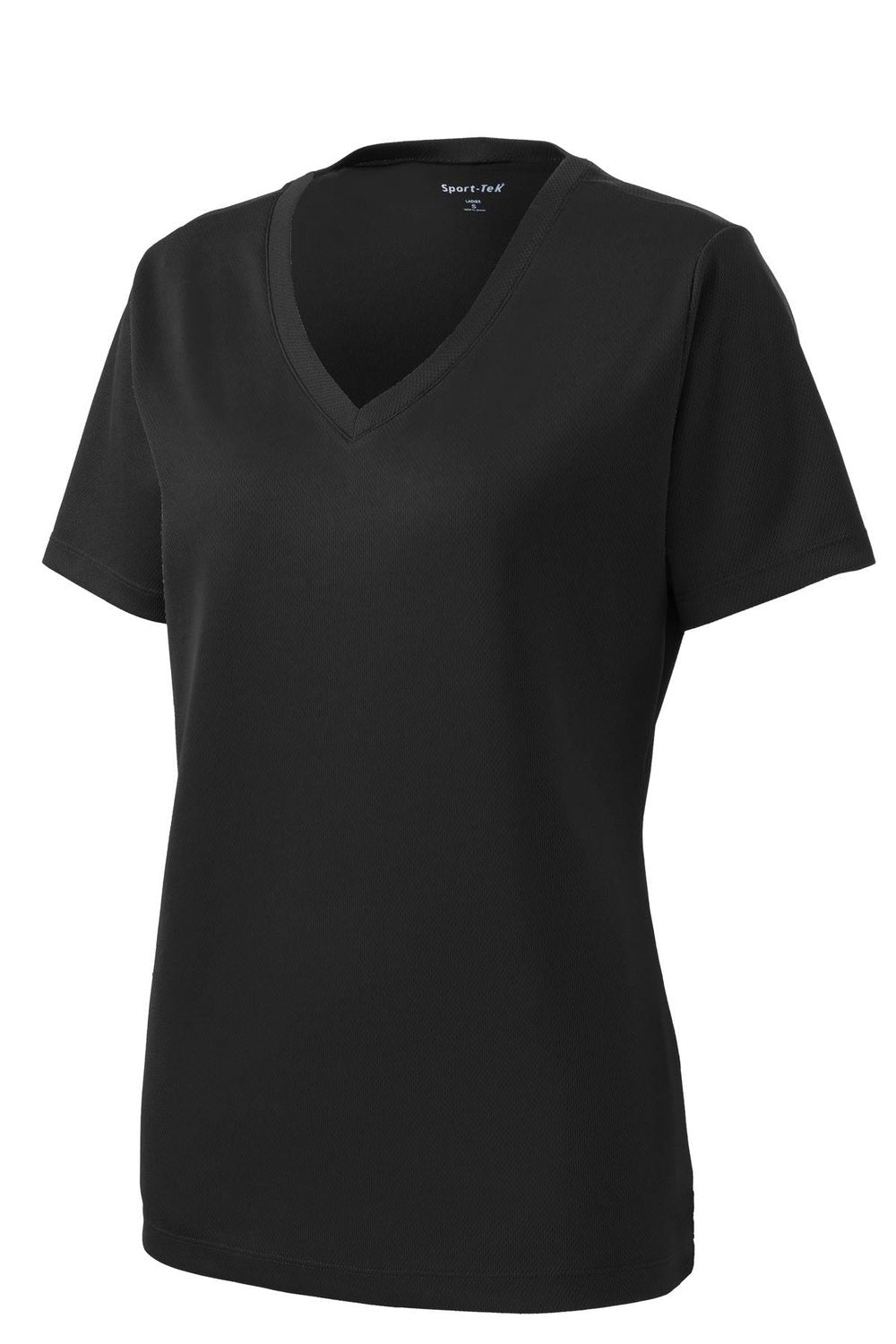 Sport-Tek Women's PosiCharge RacerMesh V-Neck Tee Womens Apparel Shirts & Tops