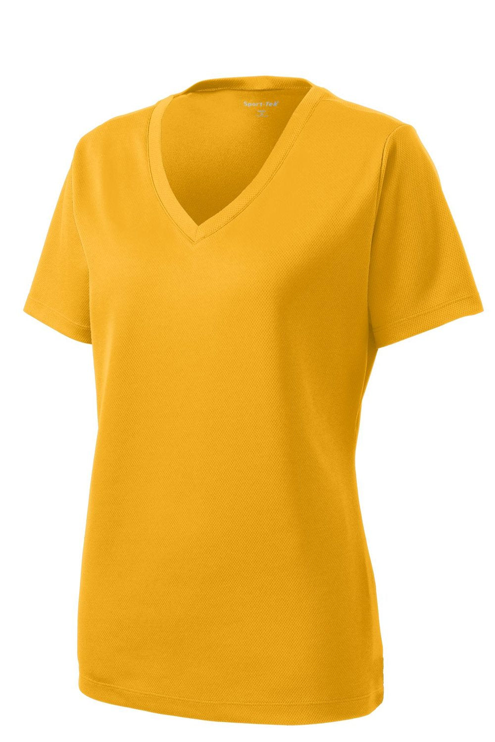 Sport-Tek Women's PosiCharge RacerMesh V-Neck Tee Womens Apparel Shirts & Tops