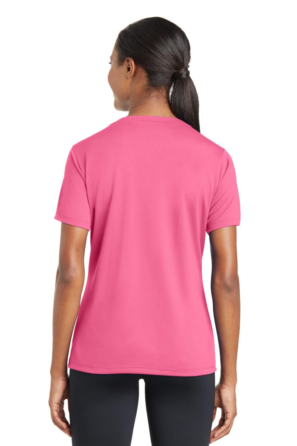 Sport-Tek Women's PosiCharge RacerMesh V-Neck Tee Womens Apparel Shirts & Tops