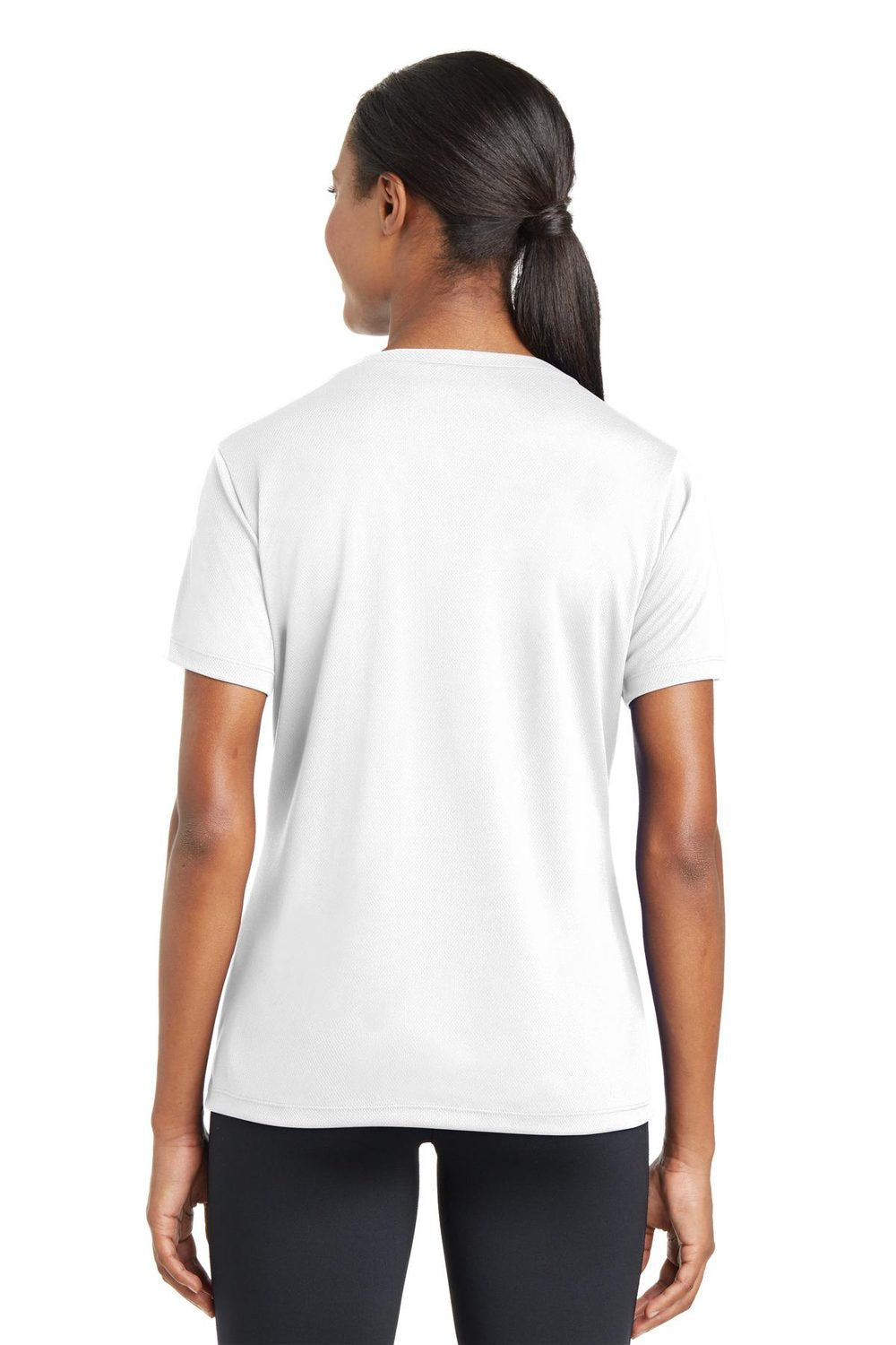 Sport-Tek Women's PosiCharge RacerMesh V-Neck Tee Womens Apparel Shirts & Tops